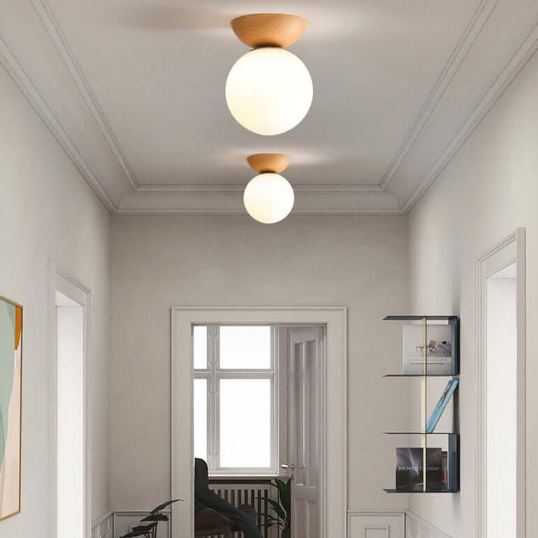Japanese Style LED Ceiling Pendant Lamp - 3 Color Temps