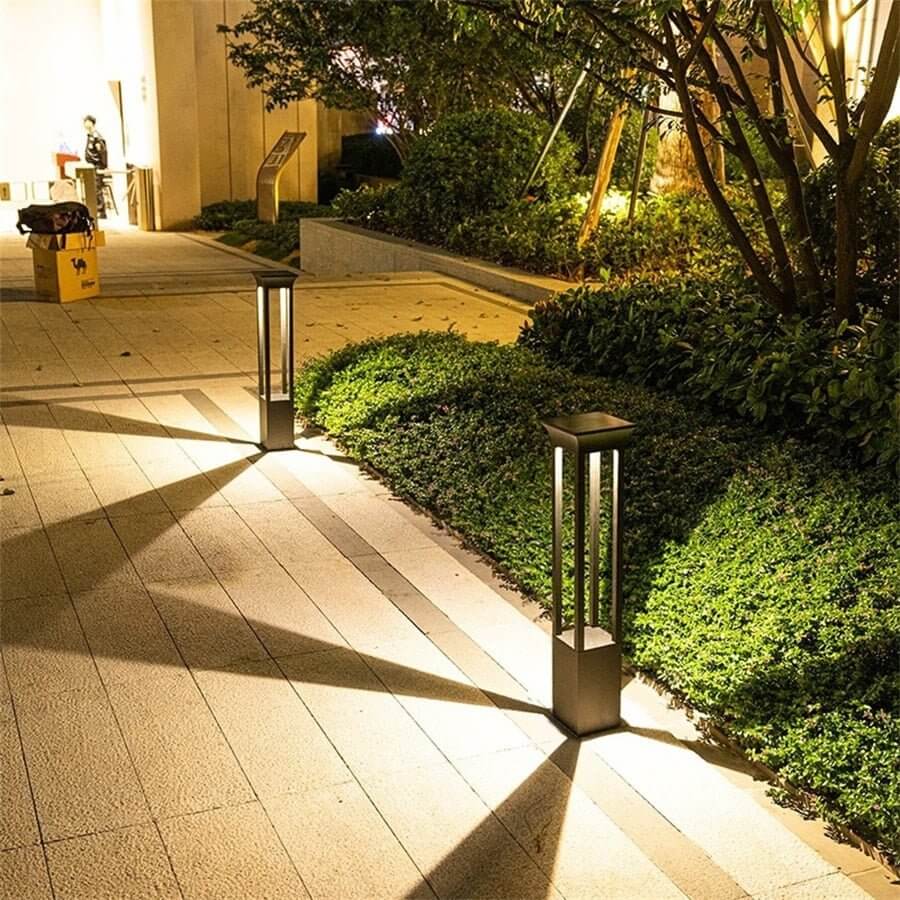 Solar Pathway Light Outdoor Garden LED Lamp 60cm Warm White