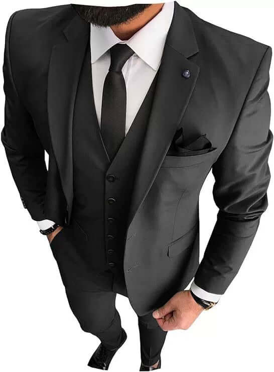 Men's Slim Fit 3-Piece Suit
