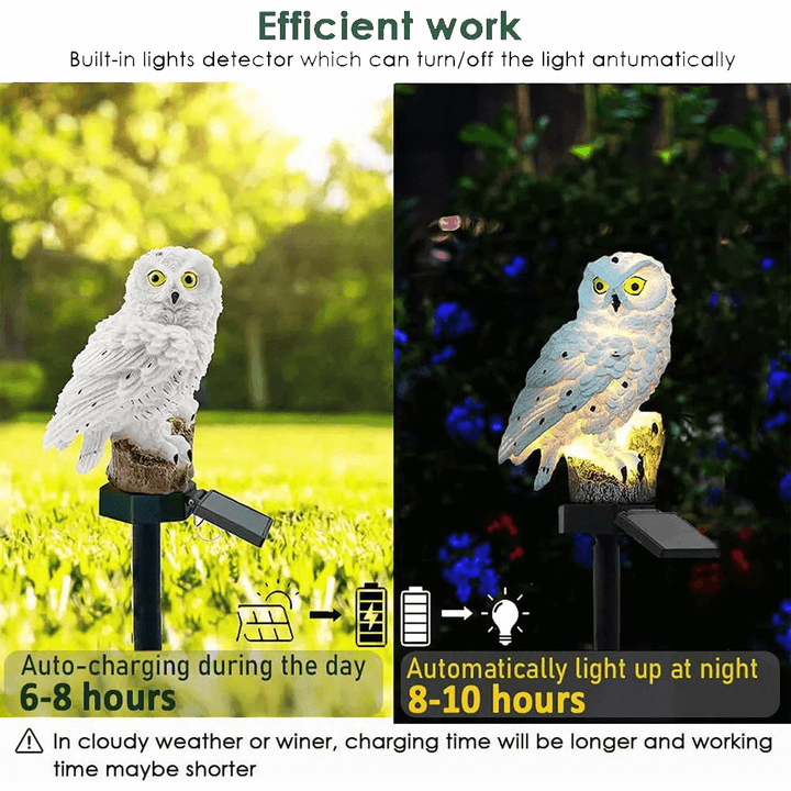 Solar Owl Garden Light (2-Pack)