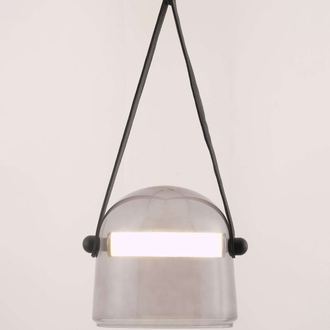 Modern Pendant Lamp with Metal Accents