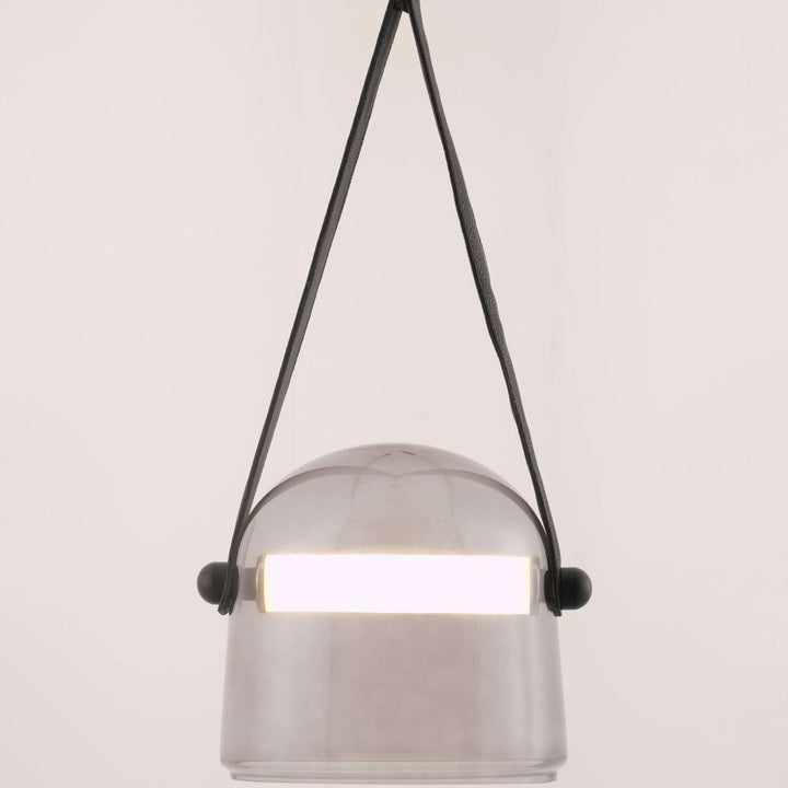 Modern Pendant Lamp with Metal Accents