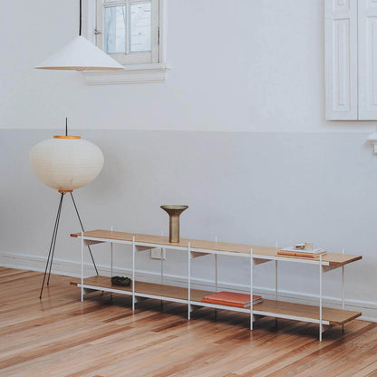 Elegant Paper Floor Lamp with Diffused Lighting