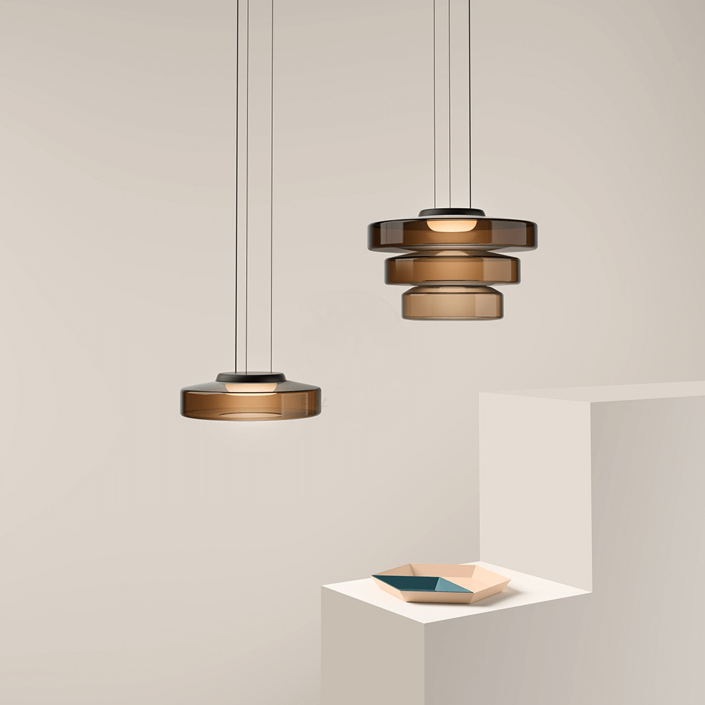 Modern Glass Pendant Light Fixture