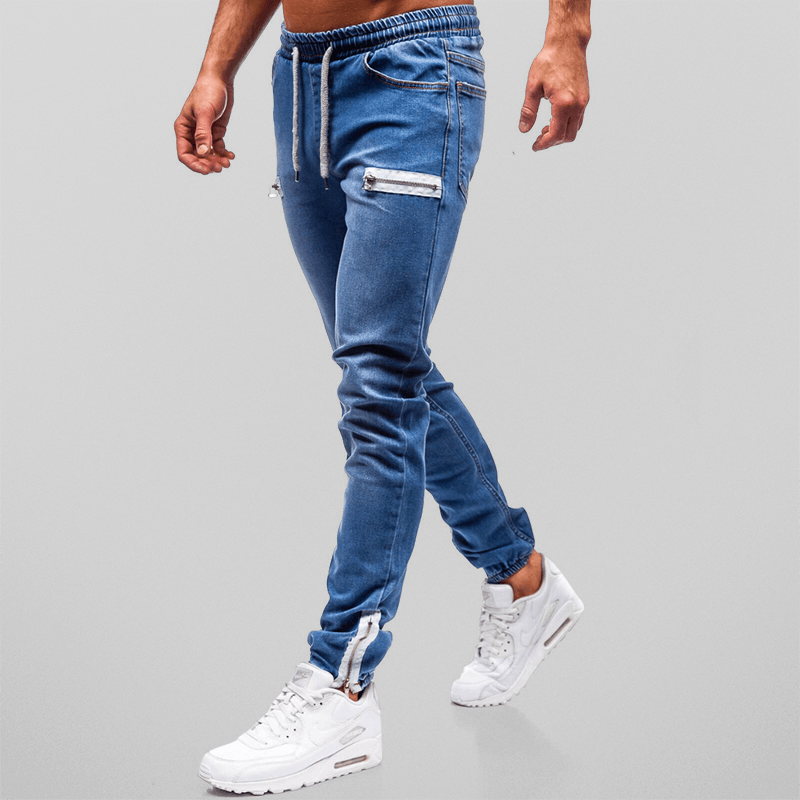 Men's Tapered Fit Stretch Denim Joggers