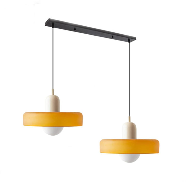 2 Heads Modern Glass Pendant Light
