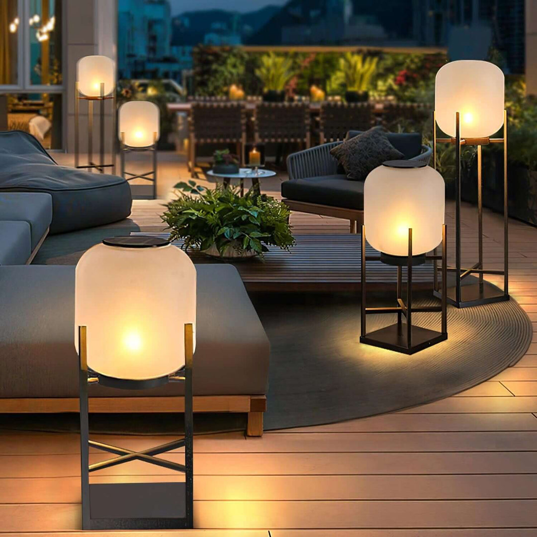 Solar Outdoor Floor Lamp Lantern