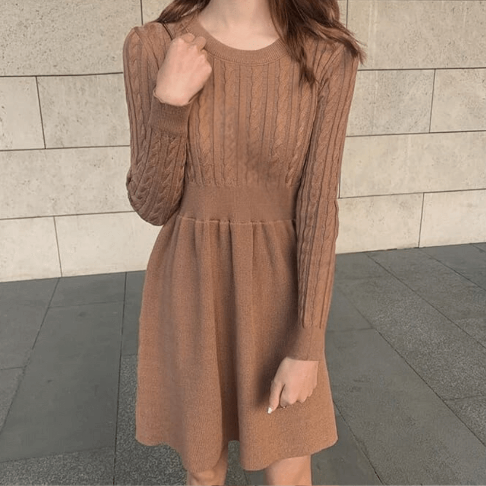 Women's Knitted Midi Dress