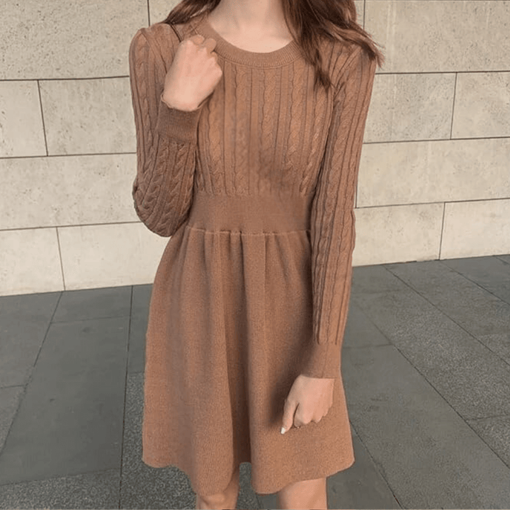Women's Knitted Midi Dress