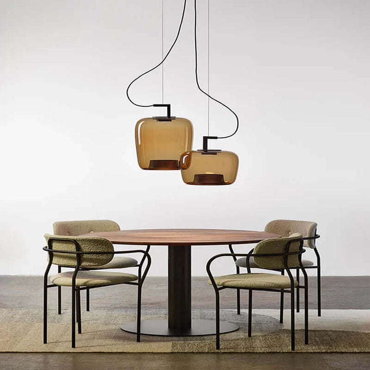 Modern Glass LED Pendant Light
