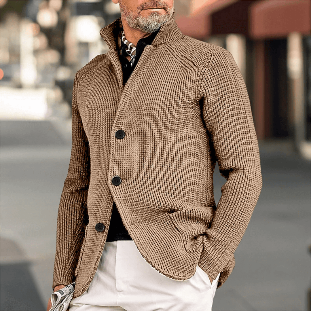 Knit Cardigan Sweater Lifestyle