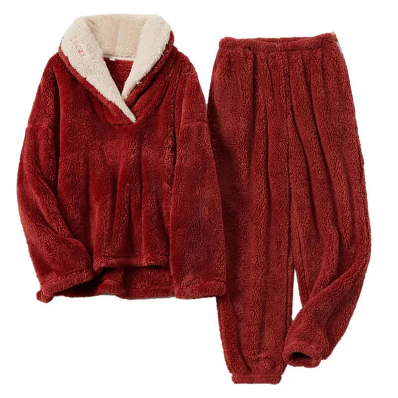 Women's Fleece Pyjama Set - Cosy Loungewear