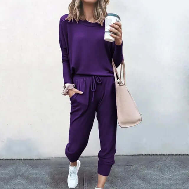 Women's Loose Tracksuit Set for Casual Comfort