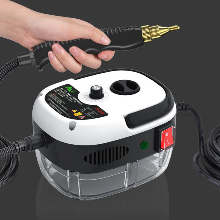 Various attachments for 2500W high-pressure steam cleaner, enhancing home & kitchen cleaning versatility.
