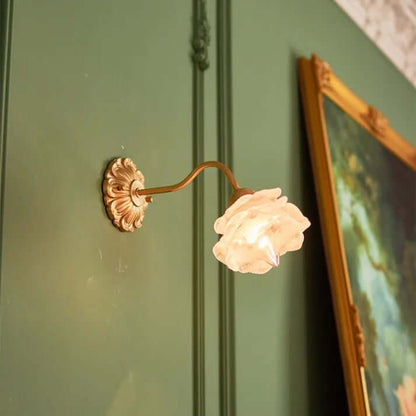 Flower Petal Glass Wall Lamp