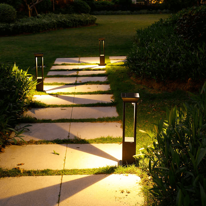 Solar Pathway Light Outdoor Garden LED Lamp 60cm Warm White