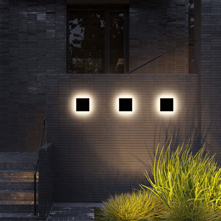 Outdoor LED Wall Lamp - Circular/Square - Modern Design