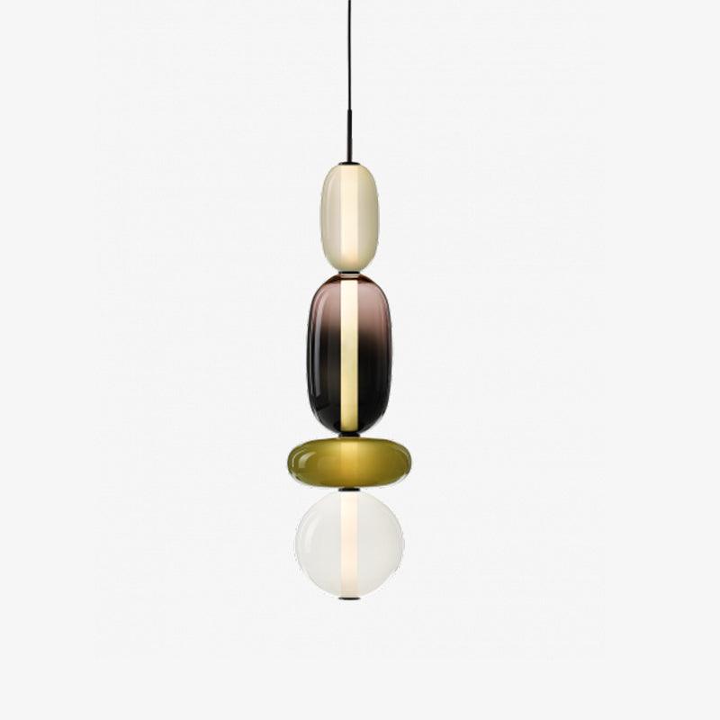 Colorful Glass Pendant Light - Modern Hanging Lamp