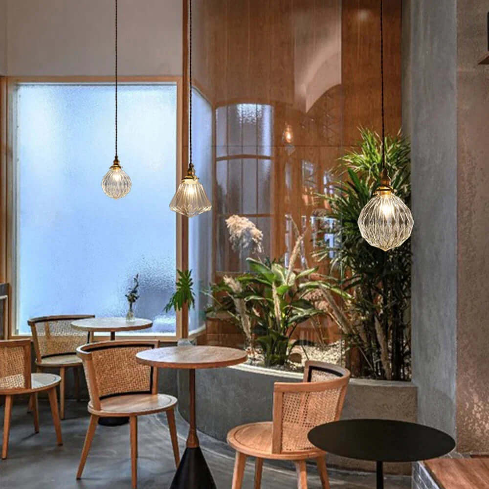 Elegant Crystal Glass Pendant Light