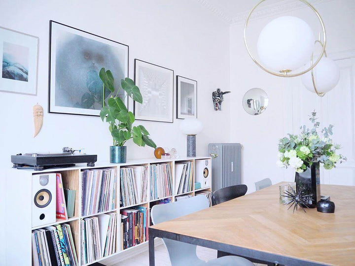 Modern Pendant Lamp with Metal & Glass
