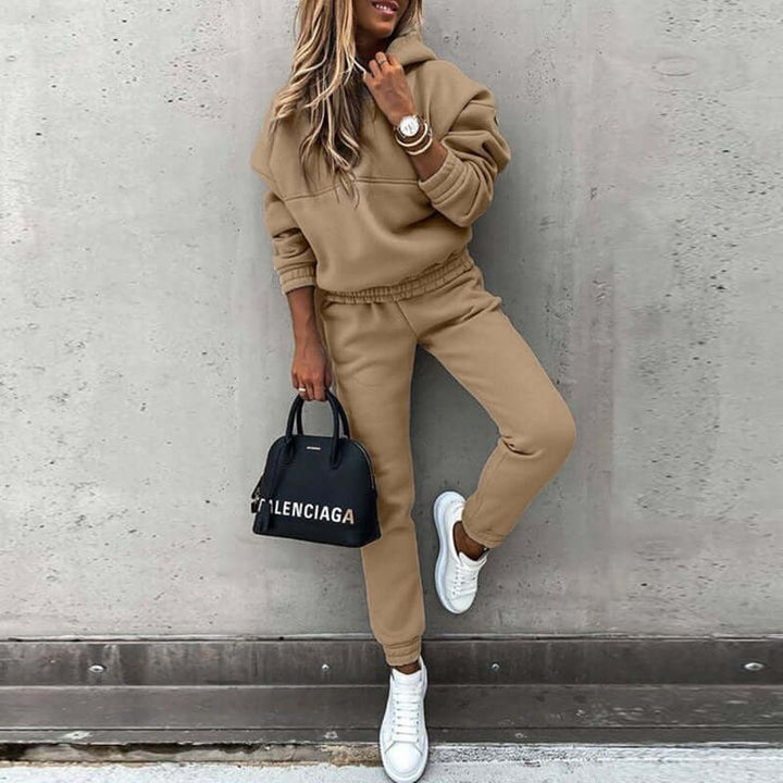 Women's Casual Hooded Tracksuit