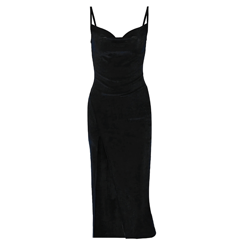 Women's Elegant Maxi Dress with Slit