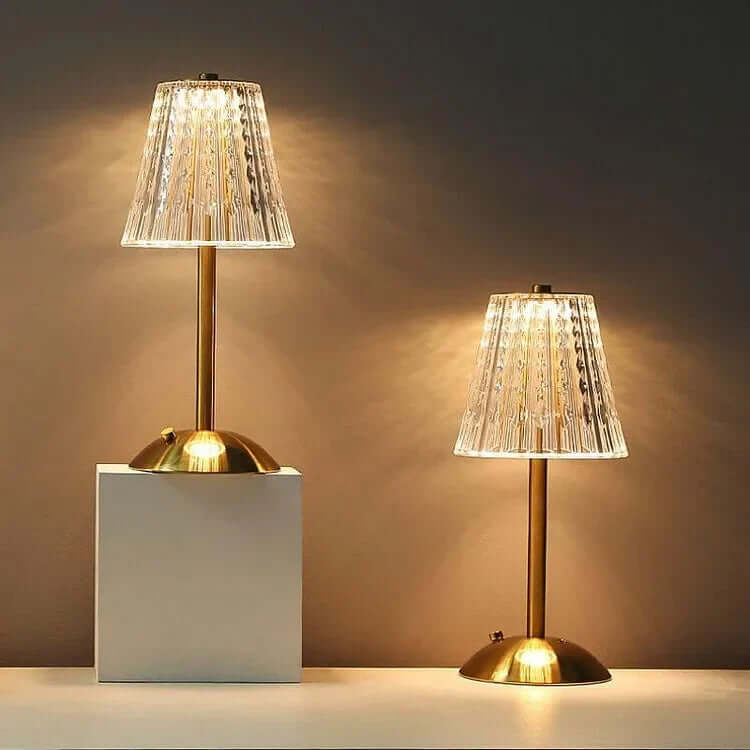 Touch Activated Crystal Table Lamp