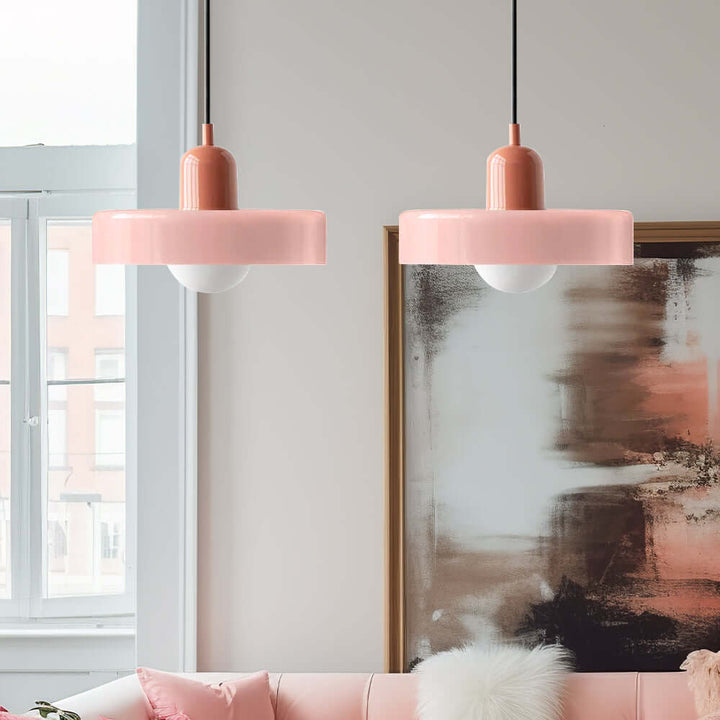 2 Heads Modern Glass Pendant Light