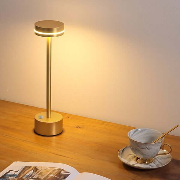 Portable LED Table Lamp with Rechargeable Battery