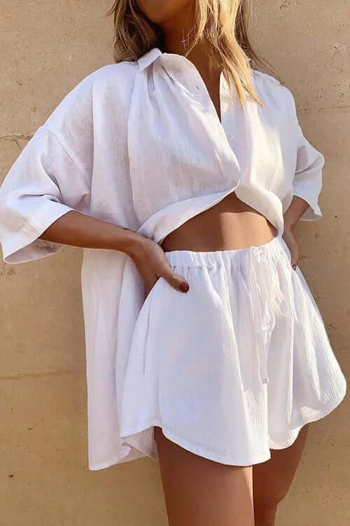 Women's Casual Summer Shorts Set