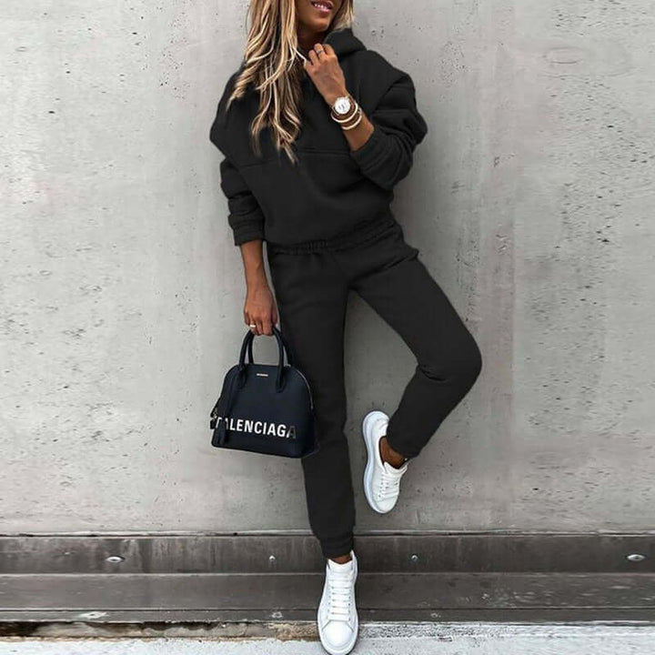 Women's Casual Hooded Tracksuit