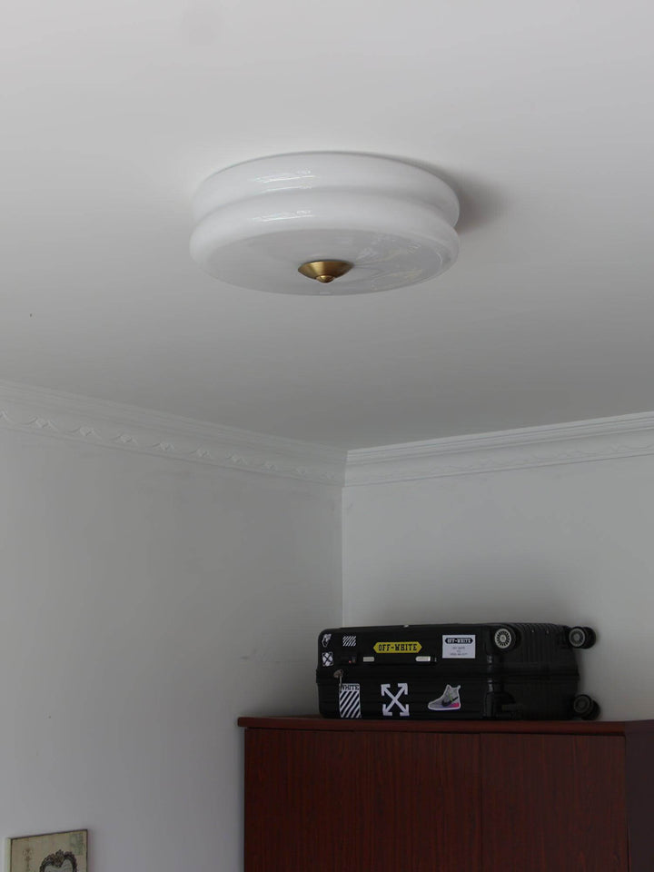 Geometric Art Deco Ceiling Light Fixture