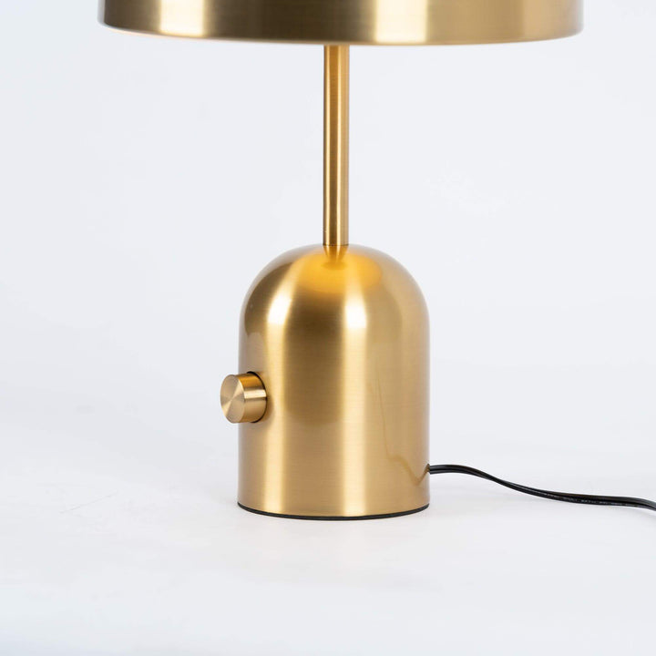 Modern Acrylic & Metal Bell Table Lamp
