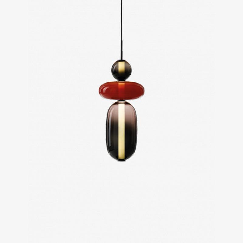 Colorful Glass Pendant Light - Modern Hanging Lamp