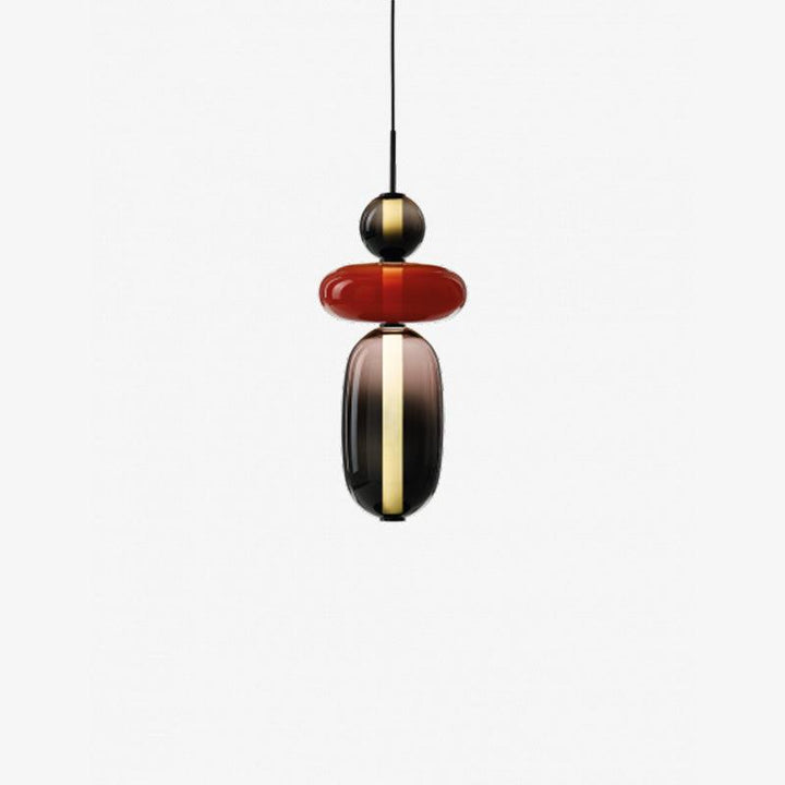 Colorful Glass Pendant Light - Modern Hanging Lamp