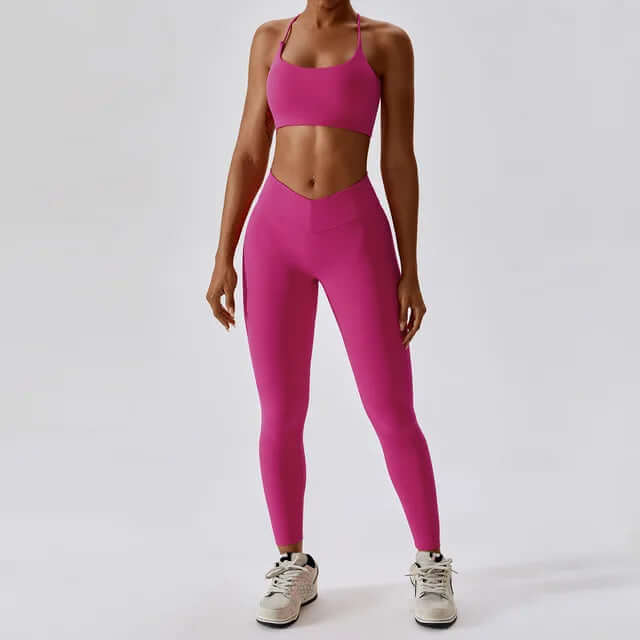 Women's  High-Waisted Leggings & Sports Bra