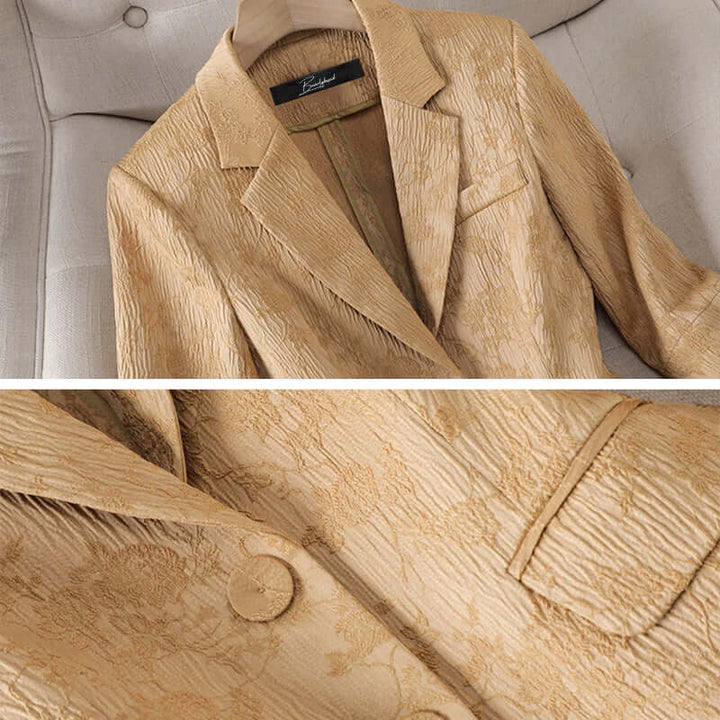 Women's Tailored Blazer and Trousers Set