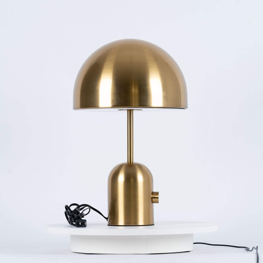 Modern Acrylic & Metal Bell Table Lamp