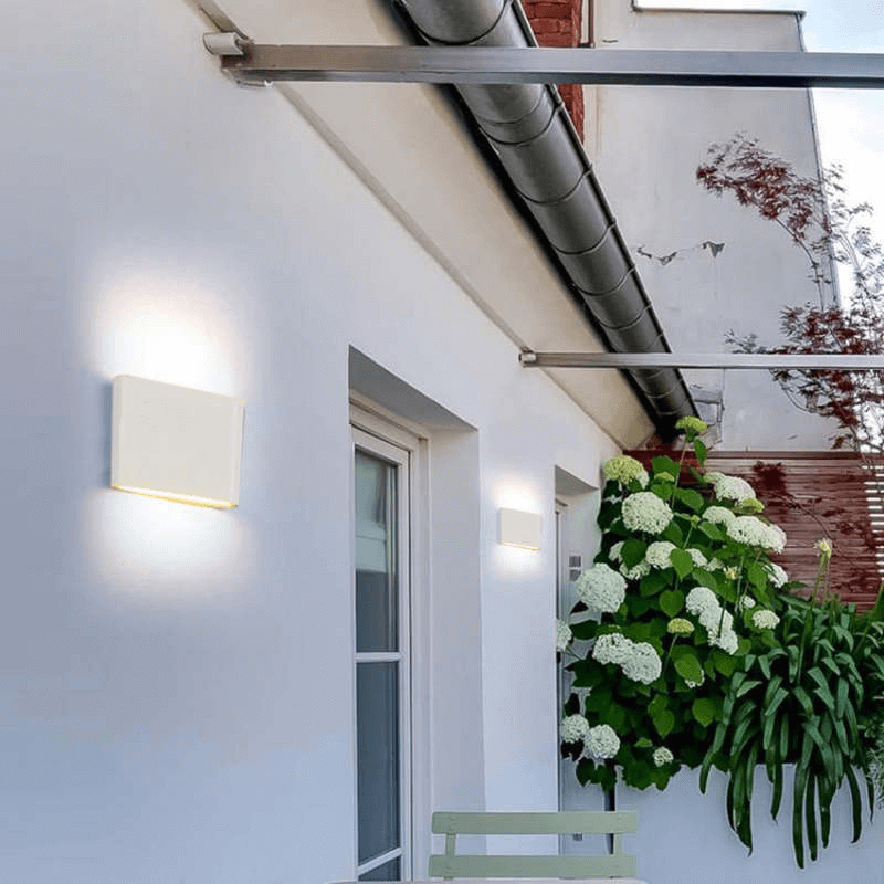 Modern LED Outdoor Wall Sconce Up Down Light Fixture