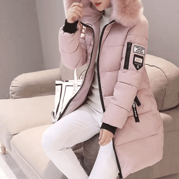 Windproof Puffer Coat for Women