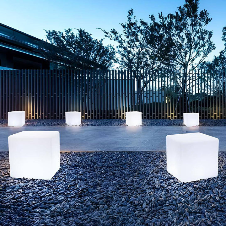 Cubic LED Garden Light - Outdoor/Indoor Lighting - 10-25cm