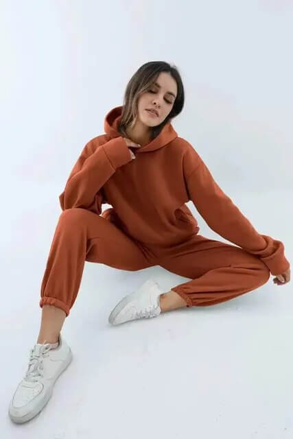 Women's Oversized Two-Piece Tracksuit Set
