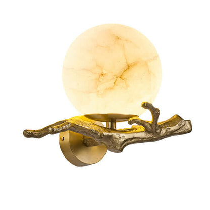 Marble & Copper Wall Lamp