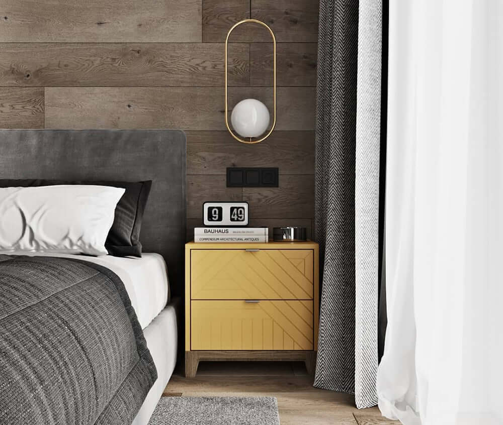 Modern Pendant Lamp with Metal & Glass