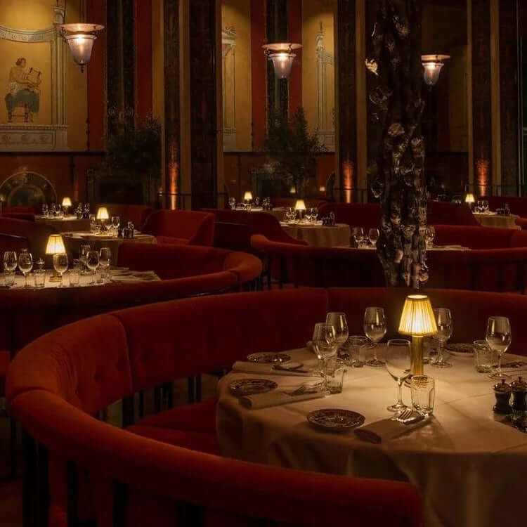 Cordless LED Metal Table Lamp