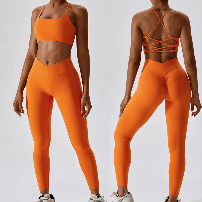 Women's  High-Waisted Leggings & Sports Bra