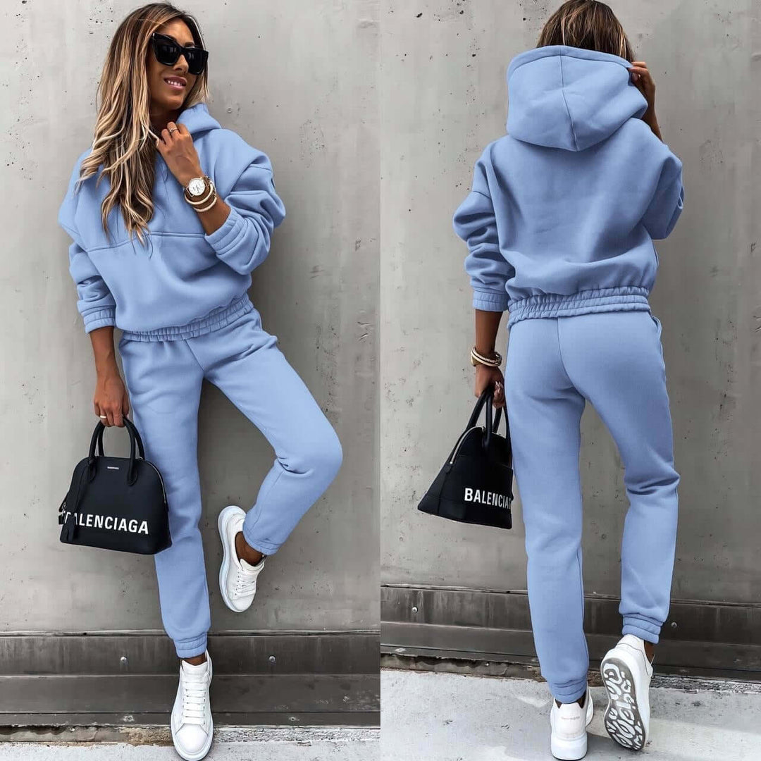 Women's Casual Hooded Tracksuit