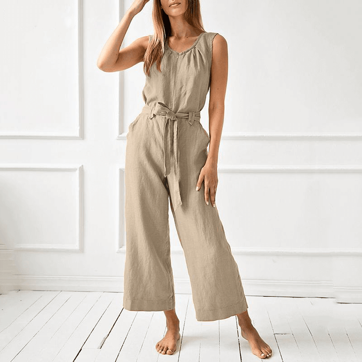 Women's Relaxed Wide Leg Jumpsuit