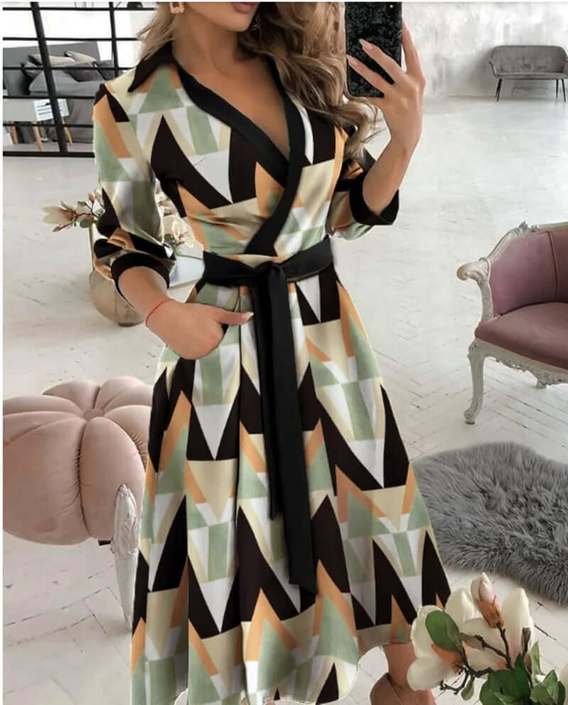Elegant Wrap Dress for Formal Occasions