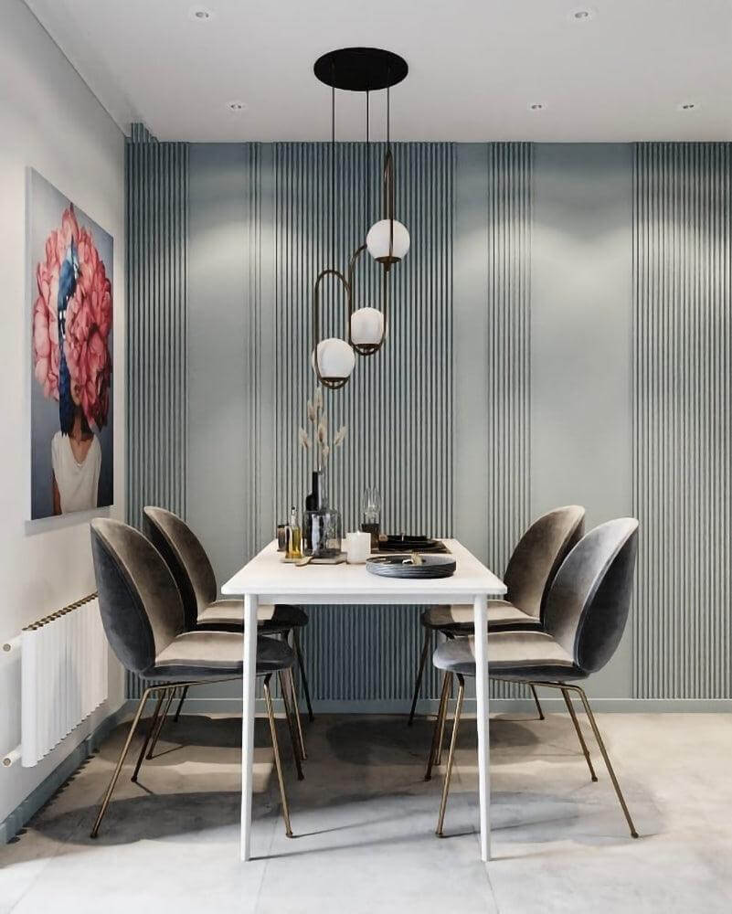 Modern Pendant Lamp with Metal & Glass